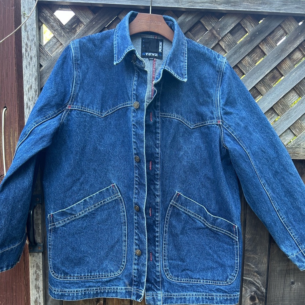 Beautiful vintage stone free chore coat - Picture 3 of 8